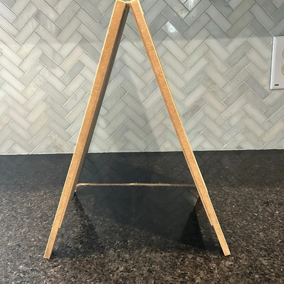 Welcome to our campfire where everyone is welcome wooden sign tan table - Picture 4 of 5